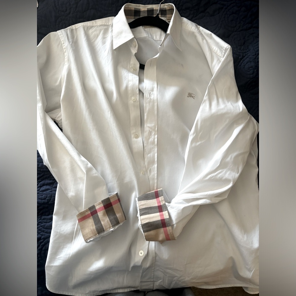 Stylish Burberry dress shirt XL size